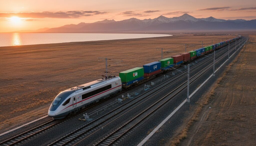 日本と中央アジア、ロシア通らない輸送路「カスピ海ルート」整備で一致