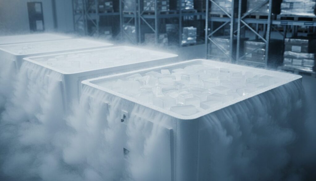 Warning as production of dry ice for cool chains is on a slow melt