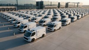 無人配送車「白犀牛（White Rhino）」、25年調達額が1億ドル超え。物流コスト半減、170都市で2000台稼働