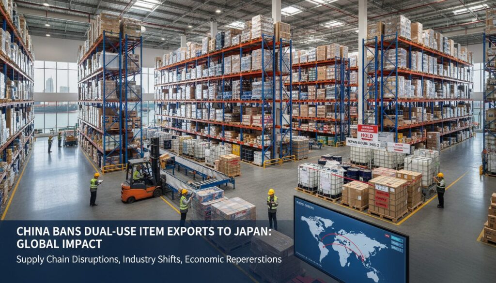 China Bans Dual-Use Item Exports to Japan