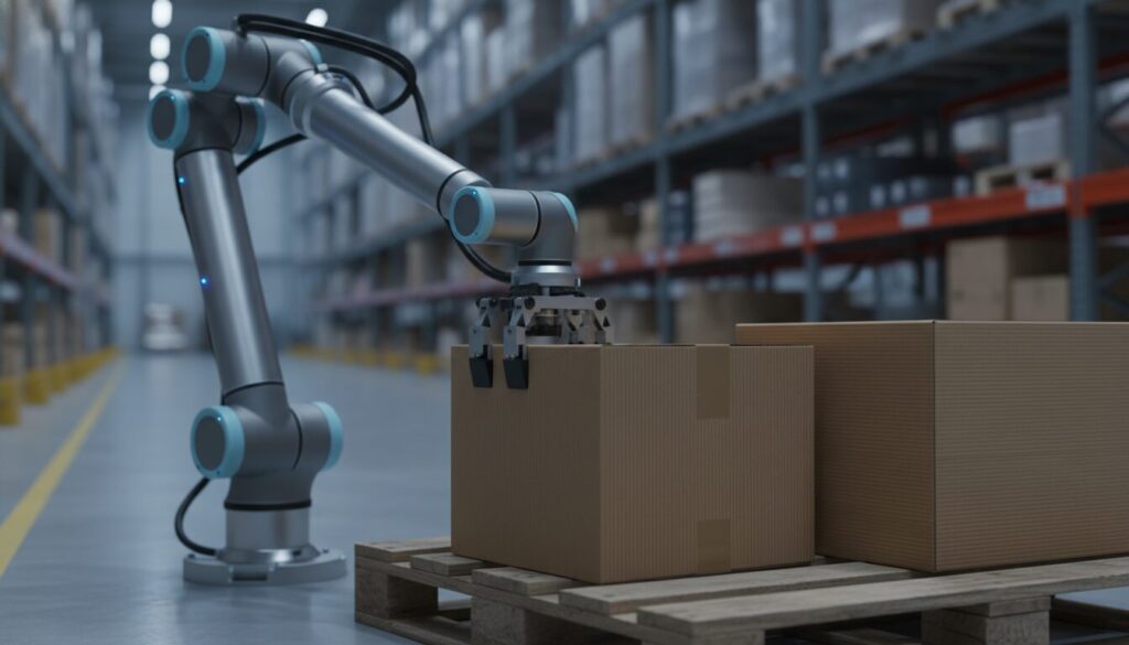 Universal Robots partners with Robotiq and Siemens for smart palletizing