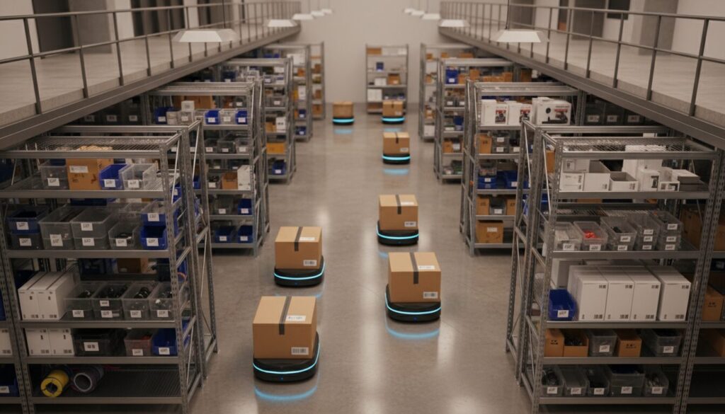 ‘It’s not just all the big companies’: Warehouse robotics use expands